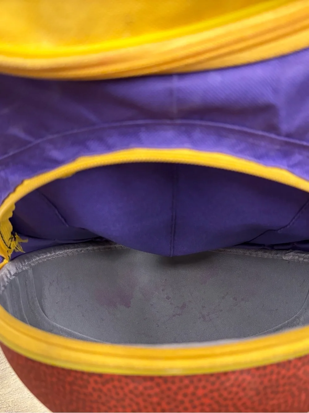 Lakers Kids Purple & Yellow Basketball Backpack